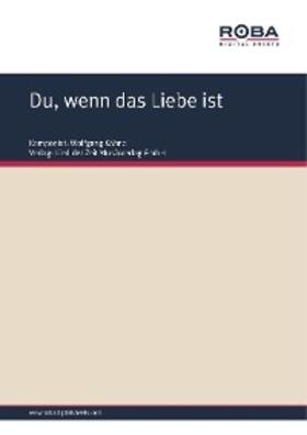 Kähne / Schneider |  Du, wenn das Liebe ist | eBook | Sack Fachmedien