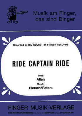 Allan / Pietsch / Peters |  Ride Captain Ride | eBook | Sack Fachmedien