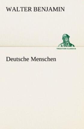 Benjamin |  Deutsche Menschen | Buch |  Sack Fachmedien