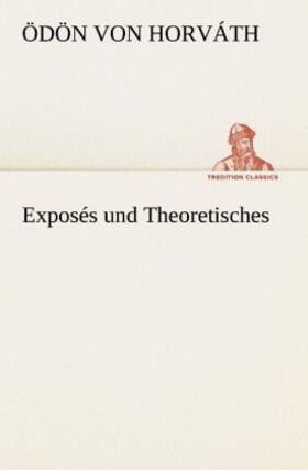 Horváth |  Exposés und Theoretisches | Buch |  Sack Fachmedien