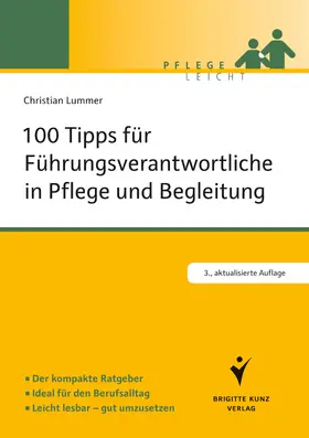 Lummer |  100 Tipps für Führungsverantwortliche in Pflege und Begleitung | eBook | Sack Fachmedien