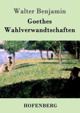 Benjamin |  Goethes Wahlverwandtschaften | Buch |  Sack Fachmedien