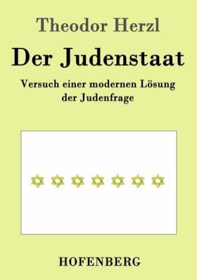 Herzl |  Der Judenstaat | Buch |  Sack Fachmedien