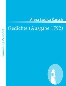 Karsch |  Gedichte (Ausgabe 1792) | Buch |  Sack Fachmedien