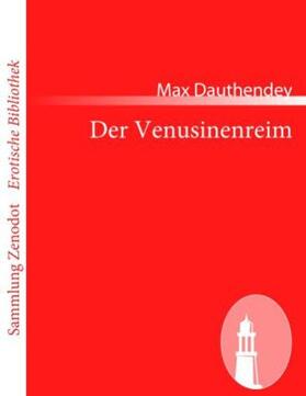 Dauthendey |  Der Venusinenreim | Buch |  Sack Fachmedien