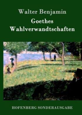 Benjamin |  Goethes Wahlverwandtschaften | Buch |  Sack Fachmedien