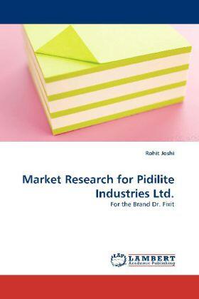 Joshi |  Market Research for Pidilite Industries Ltd. | Buch |  Sack Fachmedien