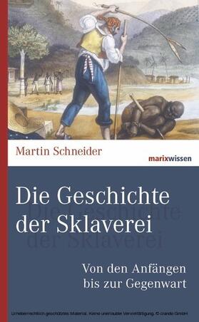 Schneider |  Die Geschichte der Sklaverei | eBook | Sack Fachmedien