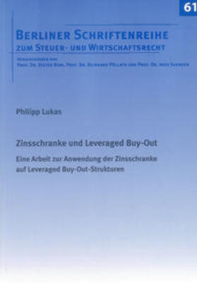 Lukas |  Zinsschranke und Leveraged Buy-Out | Buch |  Sack Fachmedien