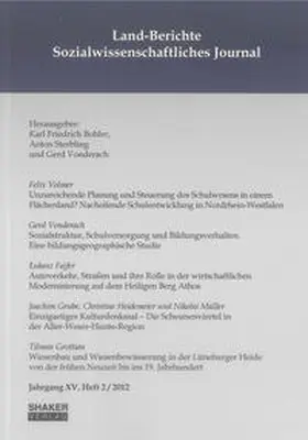 Bohler / Sterbling / Vonderach |  Land-Berichte. Sozialwissenschaftliches Journal | Buch |  Sack Fachmedien