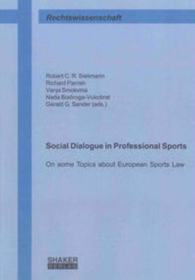Siekmann / Parrish / Smokvina |  Social Dialogue in Professional Sports | Buch |  Sack Fachmedien