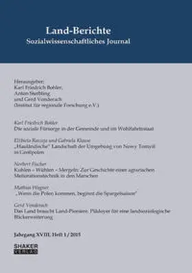 Bohler / Sterbling / Vonderach | Land-Berichte. Sozialwissenschaftliches Journal | Buch | 978-3-8440-3381-6 | sack.de