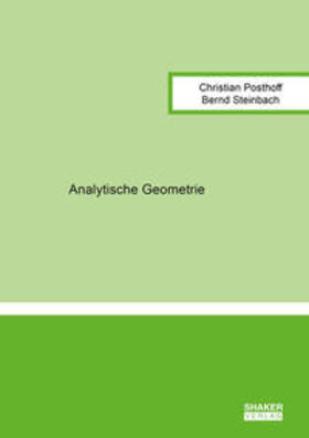 Posthoff / Steinbach |  Analytische Geometrie | Buch |  Sack Fachmedien