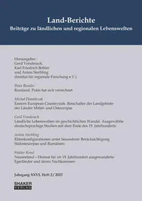 Vonderach / Bohler / Sterbling |  Land-Berichte. Beiträge zu ländlichen und regionalen Lebenswelten | Buch |  Sack Fachmedien