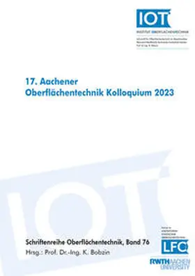 Bobzin |  17. Aachener Oberflächentechnik Kolloquium | Buch |  Sack Fachmedien