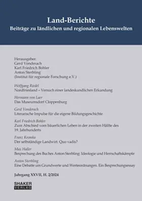 Sterbling / Bohler / Vonderach |  Land-Berichte. Beiträge zu ländlichen und regionalen Lebenswelten | Buch |  Sack Fachmedien