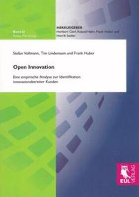 Vollmann / Lindemann / Huber |  Open Innovation | Buch |  Sack Fachmedien