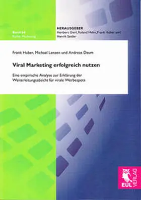 Huber / Lenzen / Daum |  Viral Marketing erfolgreich nutzen | Buch |  Sack Fachmedien