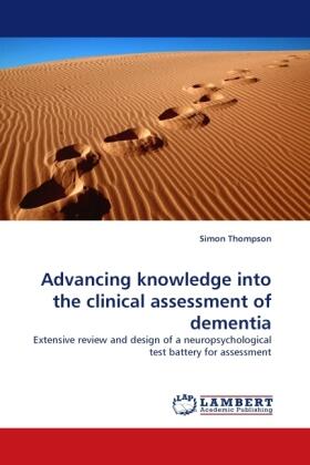 Thompson |  Advancing knowledge into the clinical assessment of dementia | Buch |  Sack Fachmedien
