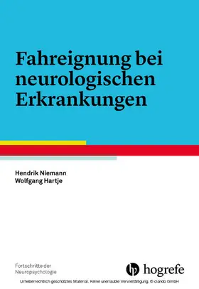 Niemann / Hartje |  Fahreignung bei neurologischen Erkrankungen | eBook | Sack Fachmedien