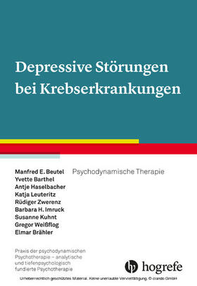 Leuteritz / Beutel / Zwerenz |  Depressive Störungen bei Krebserkrankungen | eBook | Sack Fachmedien