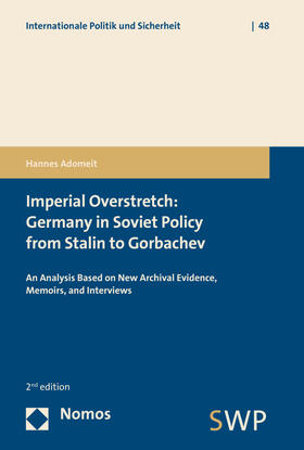 Adomeit |  Imperial Overstretch: Germany in Soviet Policy from Stalin to Gorbachev | eBook | Sack Fachmedien