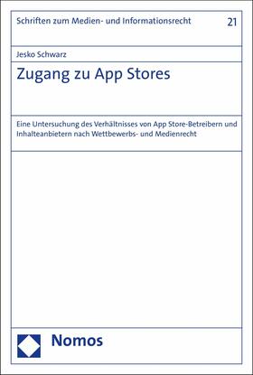 Schwarz |  Zugang zu App Stores | eBook | Sack Fachmedien