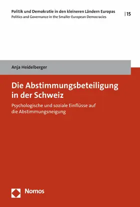 Heidelberger |  Die Abstimmungsbeteiligung in der Schweiz | eBook | Sack Fachmedien