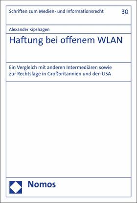 Kipshagen |  Haftung bei offenem WLAN | eBook | Sack Fachmedien