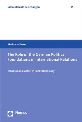 Sieker |  The Role of the German Political Foundations in International Relations | eBook | Sack Fachmedien