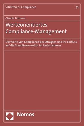 Dittmers |  Werteorientiertes Compliance-Management | eBook | Sack Fachmedien