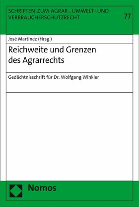 Martínez | Reichweite und Grenzen des Agrarrechts | E-Book | sack.de