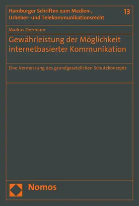 Oermann |  Gewährleistung der Möglichkeit internetbasierter Kommunikation | eBook | Sack Fachmedien