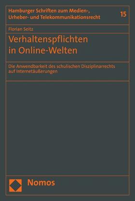 Seitz |  Verhaltenspflichten in Online-Welten | eBook | Sack Fachmedien