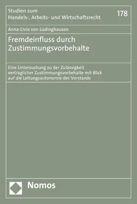 Lüdinghausen |  Fremdeinfluss durch Zustimmungsvorbehalte | eBook | Sack Fachmedien