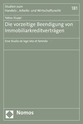 Stuppi |  Die vorzeitige Beendigung von Immobiliarkreditverträgen | eBook | Sack Fachmedien