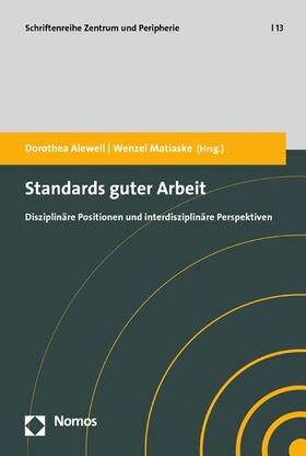 Alewell / Matiaske | Standards guter Arbeit | E-Book | sack.de