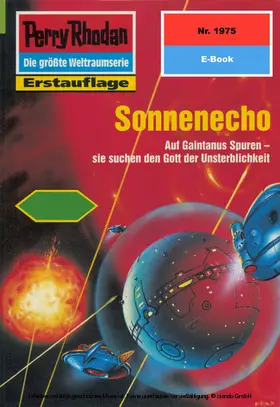 Vlcek |  Perry Rhodan 1975: Sonnenecho | eBook | Sack Fachmedien