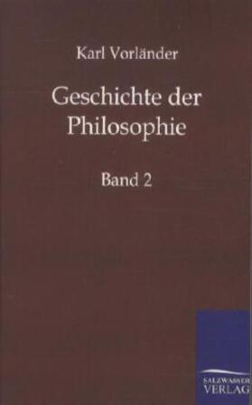 Vorländer |  Geschichte der Philosophie | Buch |  Sack Fachmedien