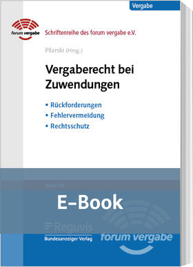 Baecker / Jansen / Jung |  Vergaberecht bei Zuwendungen (E-Book) | eBook | Sack Fachmedien