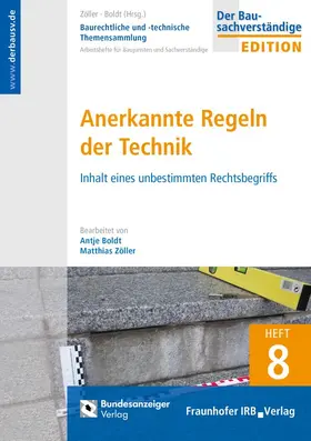 Boldt / Zöller |  Anerkannte Regeln der Technik (E-Book) | eBook | Sack Fachmedien