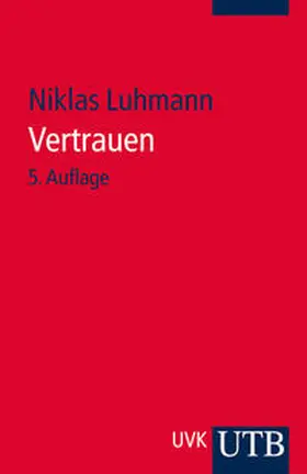 Luhmann |  Vertrauen | eBook | Sack Fachmedien