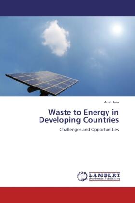 Jain |  Waste to Energy in Developing Countries | Buch |  Sack Fachmedien