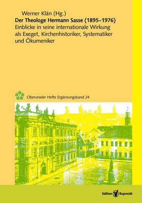 Klän |  Der Theologe Hermann Sasse (1895-1976) | eBook | Sack Fachmedien