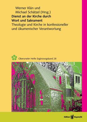 Klän / Schätzel |  Dienst an der Kirche durch Wort und Sakrament | eBook | Sack Fachmedien