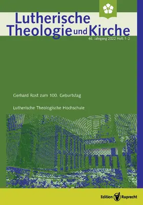 Neddens |  Lutherische Theologie und Kirche, Gerhard Rost zum 100. Geburtstag - Einzelkapitel - Susanne Wegmann, Der sichtbare Glaube. Laudatio anlässlich der Verleihung des Hermann-Sasse-Preises 2021 in Herford | eBook | Sack Fachmedien