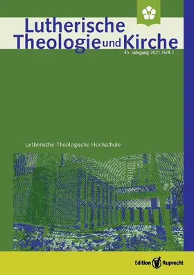 Barnbrock / Behrens / Wenz |  Lutherische Theologie und Kirche - Heft 03/2021 | eBook | Sack Fachmedien