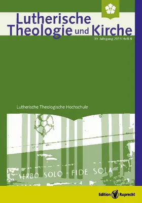 Behrens | Lutherische Theologie und Kirche, Heft 04/2015 - Einzelkapitel - Das Alte Testament als Wort Gottes an Christen | E-Book | sack.de