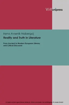 Avsenik Nabergoj |  Reality and Truth in Literature | eBook | Sack Fachmedien