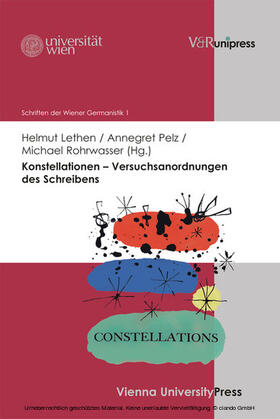 Lethen / Pelz / Rohrwasser |  Konstellationen – Versuchsanordnungen des Schreibens | eBook | Sack Fachmedien